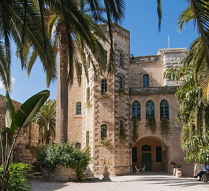 Entrée du Monastère d'Abou Gosh, Jérusalem